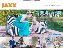 Tablet Screenshot of jaxxbeanbags.com